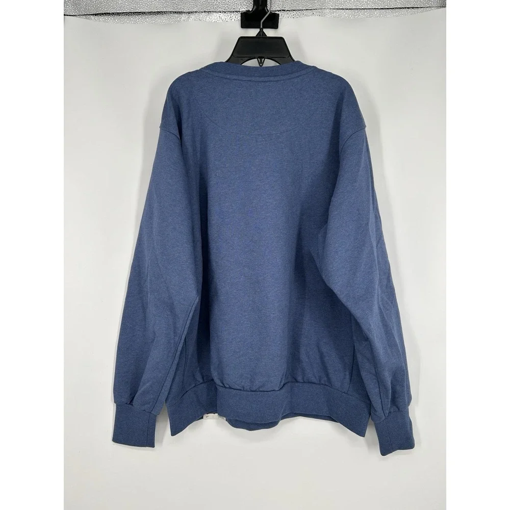 Golden State Warriors Nike Dri Fit Crewneck‎ Sweatshirt Center Swoosh Blue Large